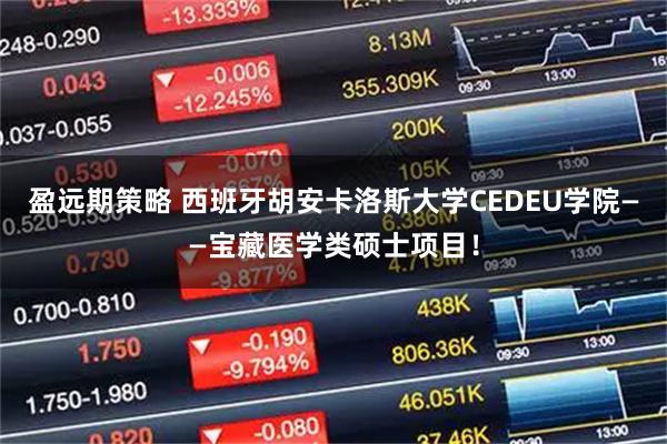 盈远期策略 西班牙胡安卡洛斯大学CEDEU学院——宝藏医学类硕士项目!